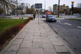 Ulica Żerańska przed remontem