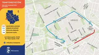 Prace na ulicy Traktorzystów