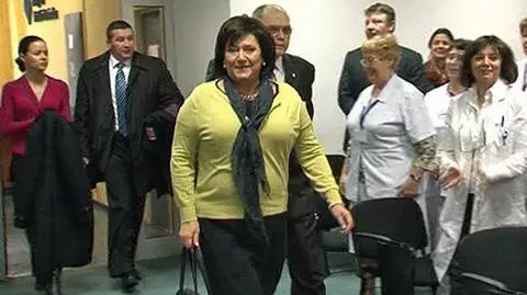 Prezydentowa odwiedziła szpital przy Kasprzaka
