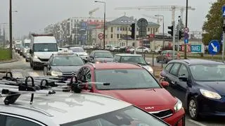 Kolizja na Łopuszańskiej