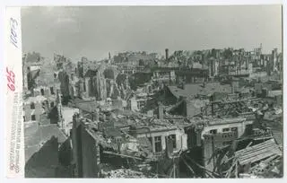 Sylwester "Kris" Braun, Panorama ruin zabudowy Śródmieścia, ok. 18.09.1944