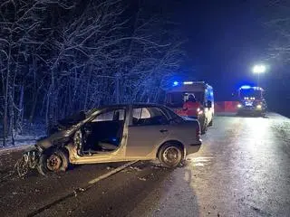 Poważny wypadek na dk 50