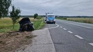 Wypadek w miejscowości Całowanie