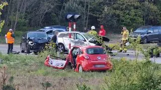 Wypadek w miejscowości Władzin