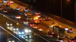 Awaria wywrotki, ogromne korki na S8