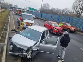 Zderzenie w alei Prymasa Tysiąclecia 