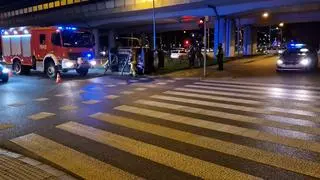 Zderzenie na Broniewskiego 