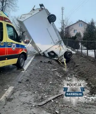 Wypadek w miejscowości Łopocianka 