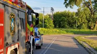 Wypadek na torach w Warszawie