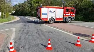Wypadek w miejscowości Władzin