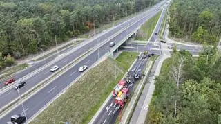 Pożar auta elektrycznego