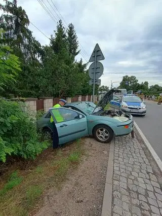 Zderzenie w Białobrzegach 