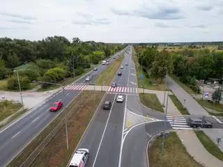 Skrzyżowanie Przyczółkowej i Pałacowej przed zmianami 