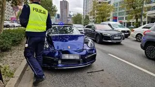 Zderzenie z udziałem porsche 