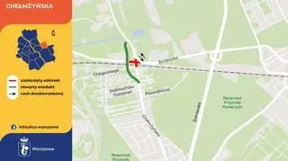 Zmiany dla kierowców po otwarciu wiaduktu na Chełmżyńskiej
