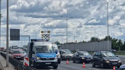 Zderzenie na jezdni lokalnej trasy S2