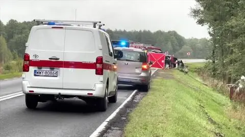 Śmiertelny wypadek na DK62 pod Wyszkowem