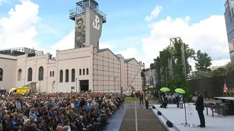 Spotkanie z uczestnikami Powstania Warszawskiego w Parku Wolności