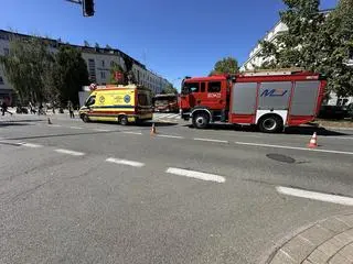 Wypadek na ulicy Malczewskiego 