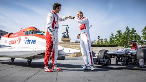 Kubica pędził bolidem po Warszawie. Nietypowy wyścig z wyjątkowej okazji