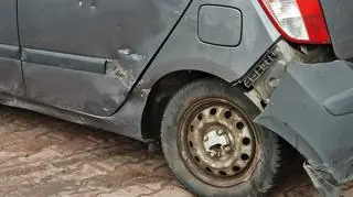 Wypadek motocyklisty w miejscowości Lubiczów