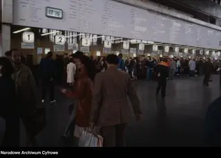 Dworzec Centralny w latach 70. XX wieku