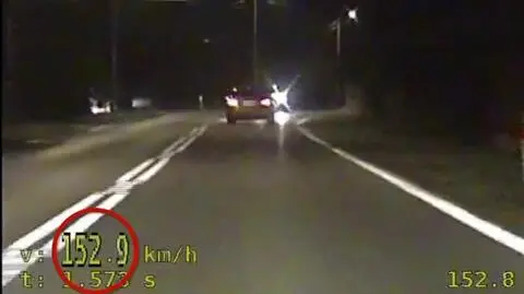 Przekroczył prędkość o ponad 100 kilometrów na godzinę