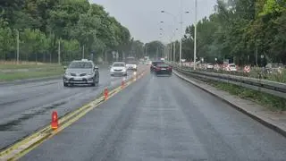Nowe oznakowanie na Wisłostradzie