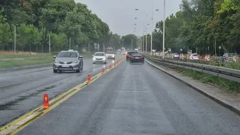 Nowe oznakowanie na Wisłostradzie