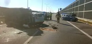 Wypadek na autostradzie A2 pod Grodziskiem Mazowieckim