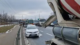 Zderzenie w alei Prymasa Tysiąclecia 