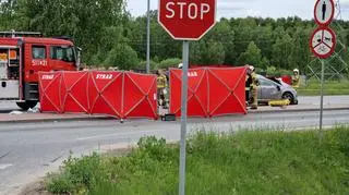 Wypadek na drodze krajowej numer 50