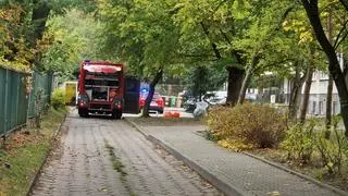 Akcja strażaków w szkole na Mokotowie 
