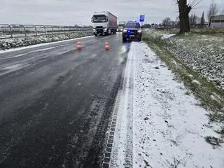 Zderzenie w miejscowości Błonie 