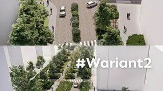 Dwa warianty przebudowy Wileńskiej