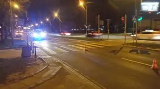 Kia potrąciła kobietę na Bitwy Warszawskiej