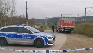 Służby pracują w miejscowości Życzyn