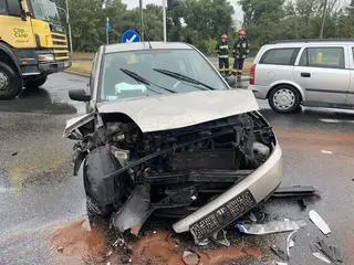 Zderzenie w Dolinie Służewieckiej 