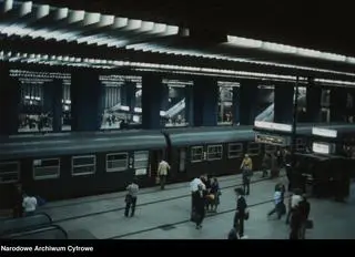 Dworzec Centralny w latach 70. XX wieku