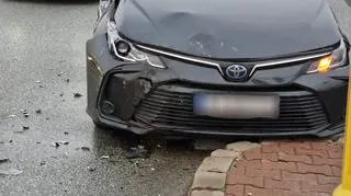 Kolizja na Łopuszańskiej