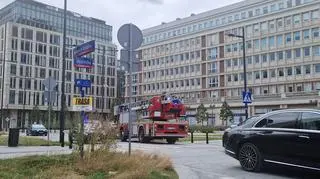 Interwencja straży pożarnej w siedzibie UOKiK