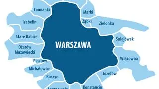 Warszawa i okoliczne gminy