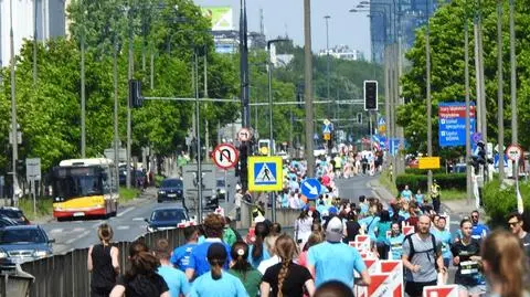 Biegi na Mokotowie, komunikacja na objazdach