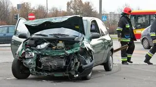 Opel ma rozbity przód