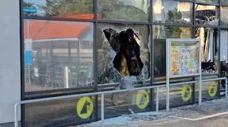 W Grodzisku Mazowieckim spłonął sklep