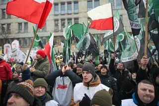 Protest w Warszawie