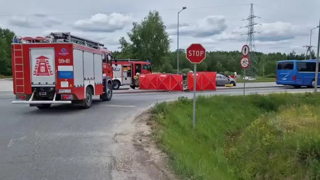 Wypadek na drodze krajowej numer 50