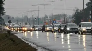 Pożar samochodu ciężarowego na Pułkowej