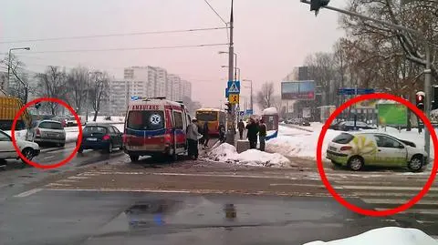 Peugeoty wpadły na sygnalizatory  