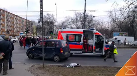 Kolizja i utrudnienia na Grójeckiej